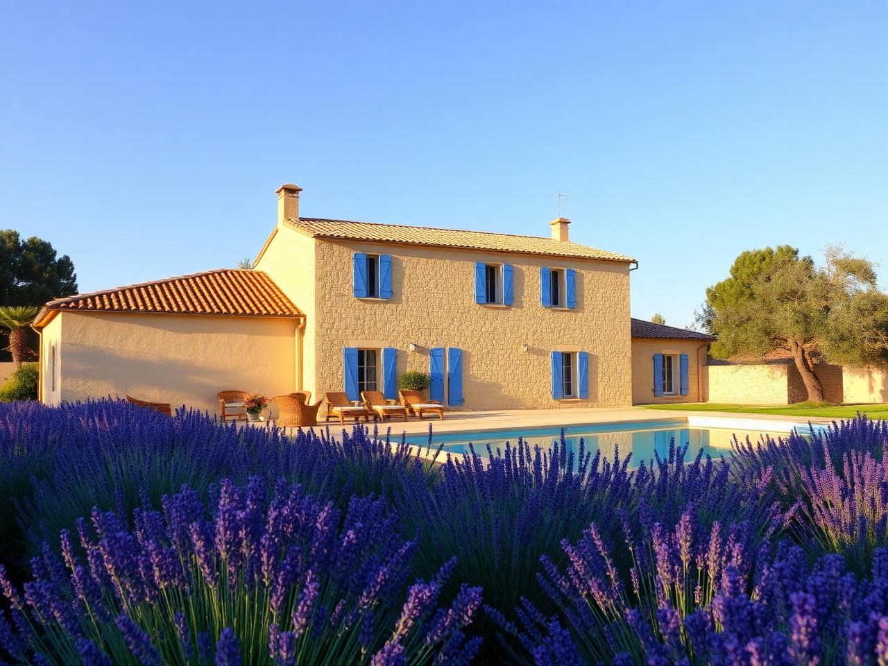 Mas provençal en France